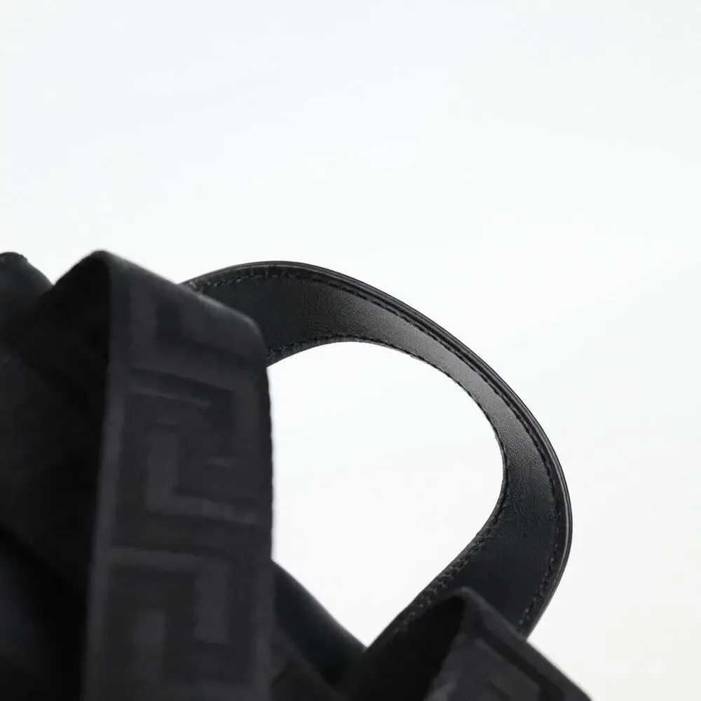 Versace Nylon Backpack Black